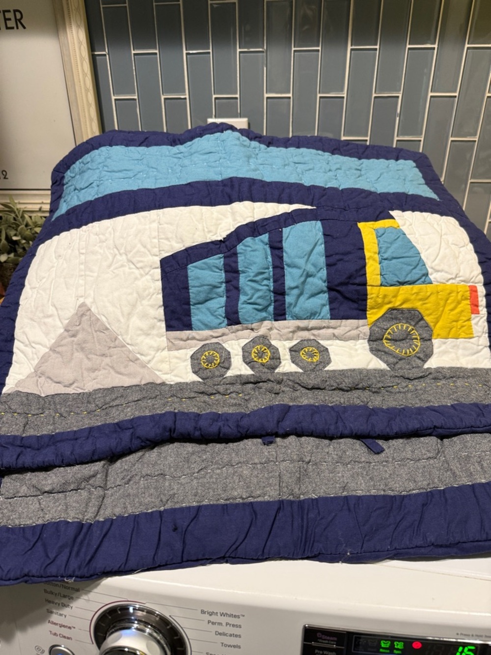 Pottery Barn Kids Jax Construction Quilt Set - Picture 6 of 7